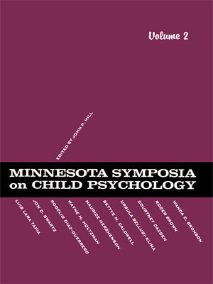 cover image of Minnesota Symposia on Child Psychology